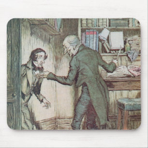 Scrooge und Bob Cratchit Mousepad