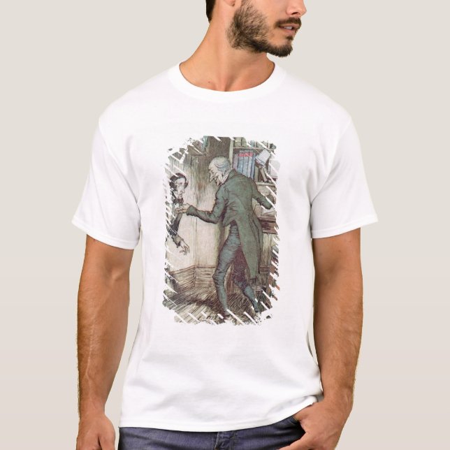 Scrooge und Bob Cratchit T-Shirt (Vorderseite)