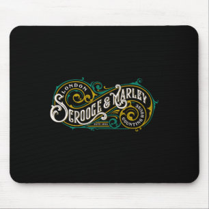 Scrooge und Marley Counting House Christmas Carol Mousepad