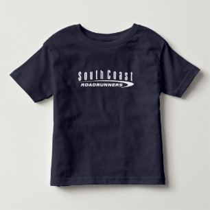 SCRR scherzt T - Shirtdunkelheit mit weißem Logo Kleinkind T-shirt