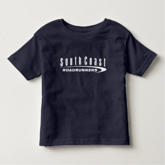 SCRR scherzt T - Shirtdunkelheit mit weißem Logo Kleinkind T-shirt