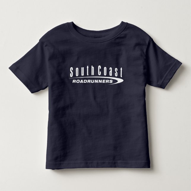 SCRR scherzt T - Shirtdunkelheit mit weißem Logo Kleinkind T-shirt (Vorderseite)