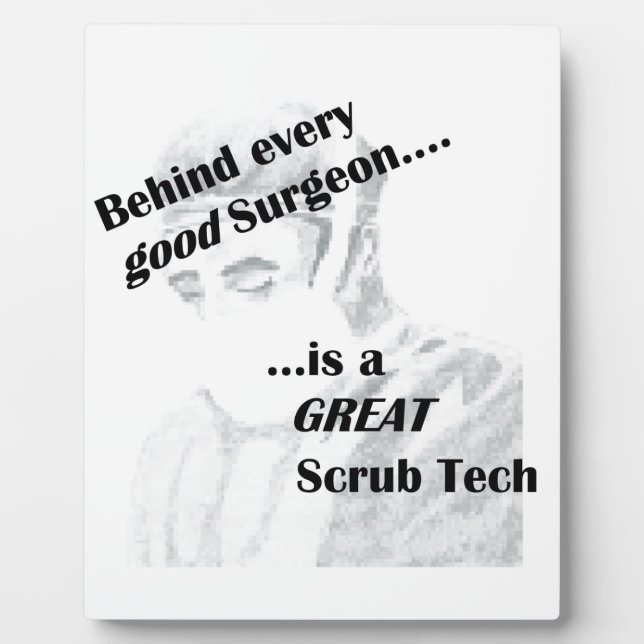 Scrub Tech Fotoplatte (Vorderseite)