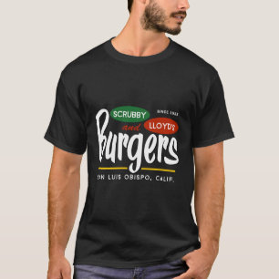 Scrubby Lloyd'S Burgers San Luis Obispo Kalifornie T-Shirt