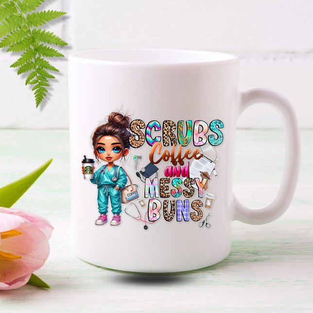 Scrubs, Kaffee, Buben, Krankenschwester Kaffeetasse (Von Creator hochgeladen)