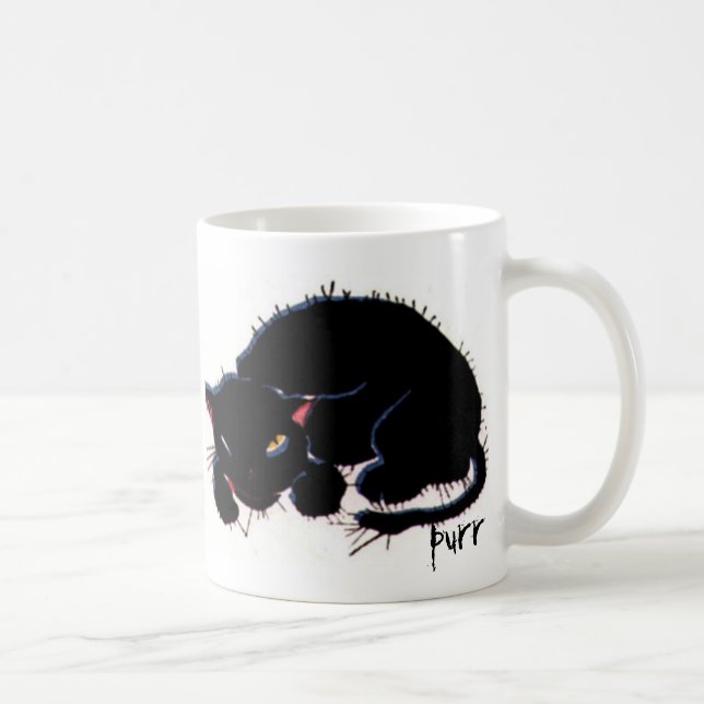 Scruffy Cat Kaffeetasse (Rechts)