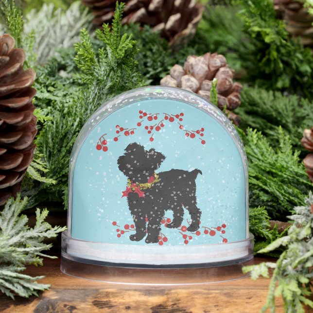 *Scruffy Mutt Naughty n' Cute Christmas  Schneekugeln (Winter)