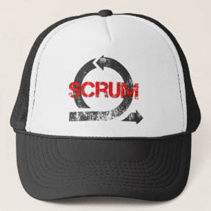 Scrum-Kappe (Vintage Art) Truckerkappe