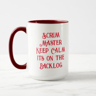 scrum master Behalte besänftigen auf dem backlog l Tasse