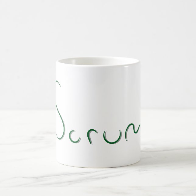 Scrum Texte Café Mug (Centre)
