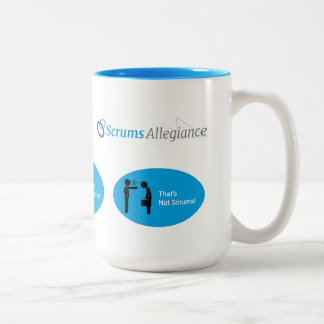 Scrums Allegitime Coffein Holster Zweifarbige Tasse