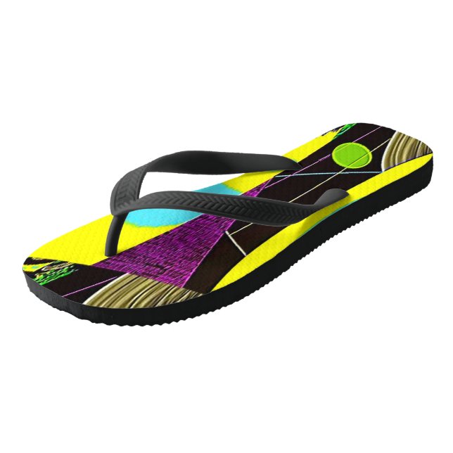 "Scrunchies" Paar von (Erwachsenen) Flip Flops (Schrägansicht)
