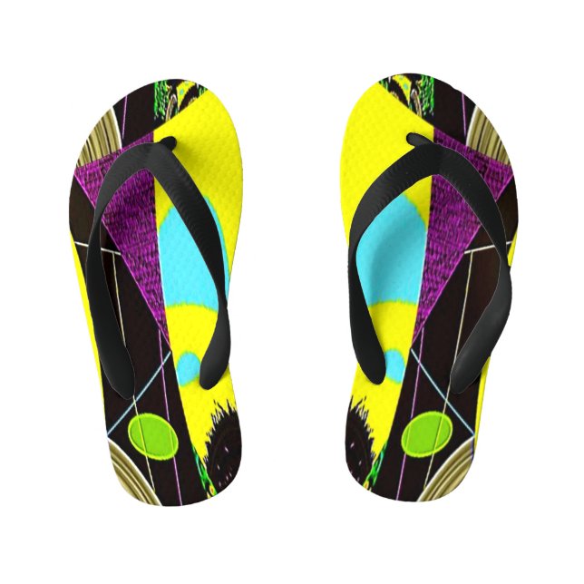 "Scrunchies" Paar von (Kids) Flip Flops (Fußbett)