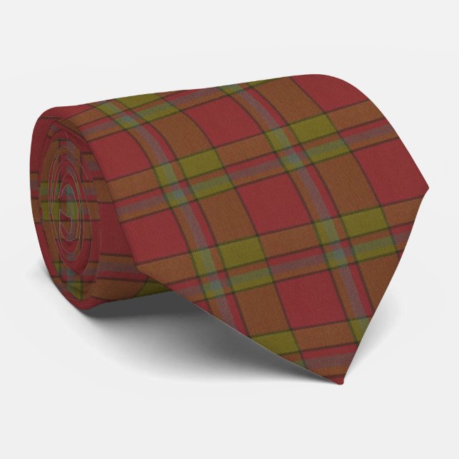 Scrymgeour Modern Original Scottish Clan Tartan Krawatte (Gerollt)