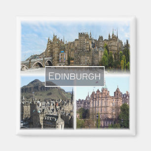 SCT006 EDINBURGH, Écosse, Aimant frigo