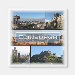 SCT010 EDINBURGH, Schottland, Kühlschrank Magnet