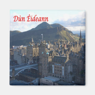 SCT021 DUN EIDEANN, Schottland, Kühlschrank Magnet