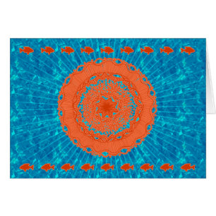 Scuba - Carte de voeux vide