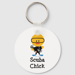 Scuba Chick Schlüsselanhänger