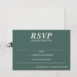 Scuba Couple RSVP Karte