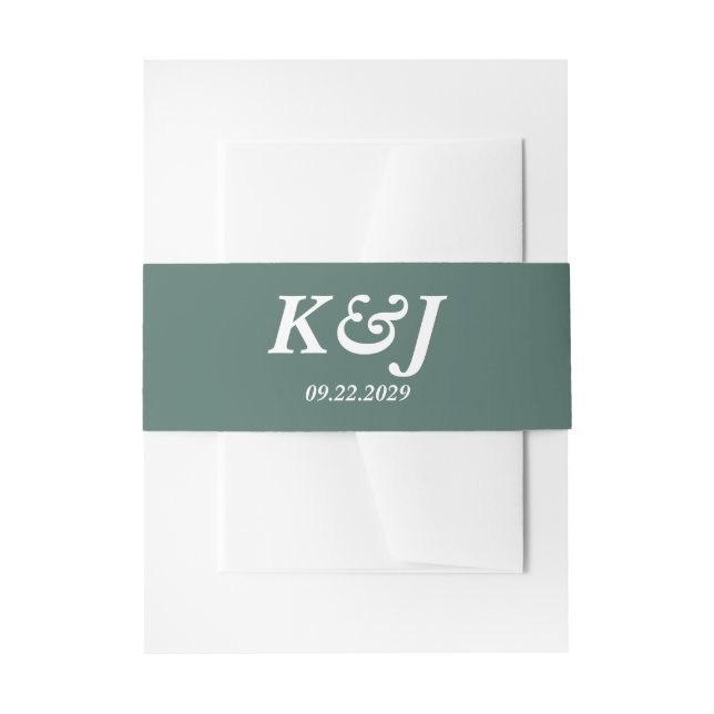 Scuba Couple Wedding Einladungsbanderole (Vorderseite Beispiel)