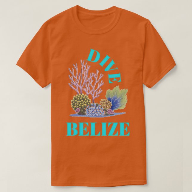 Scuba Dive Belize T-Shirt (Design vorne)