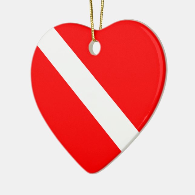 Scuba Dive Flag Ornament (Links)