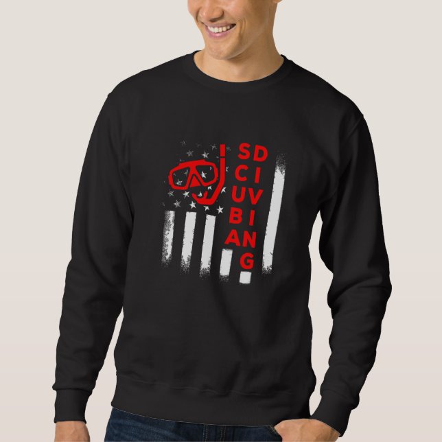 Scuba Diver 6 Sweatshirt (Vorderseite)