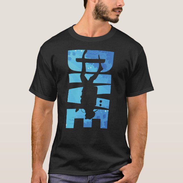 Scuba Diver Cool Dive Scuba Diver Vater Geschenk T-Shirt (Vorderseite)