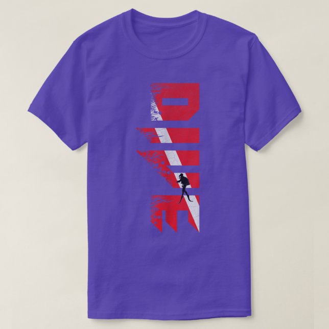 Scuba Diver Down Flag Scuba Diver Scuba D T-Shirt (Design vorne)