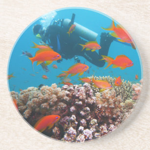 Scuba Diver Drink Untersetzer