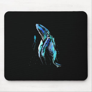 Scuba Diver Humpback Wal Schwimmen Geschenk Mousepad