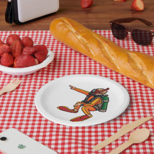 Scuba Diver Pappteller