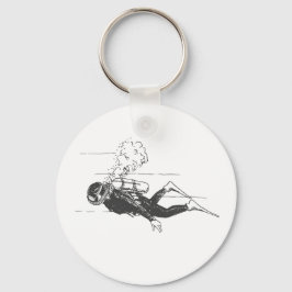 Scuba Diver Schlüsselanhänger