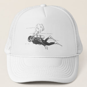 Scuba Diver Truckerkappe