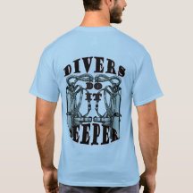 Scuba Divers Drôle Do It Mens T-shirt bleu