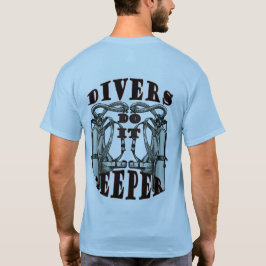 Scuba Divers Funny Do It Mens Blue T - Shirt
