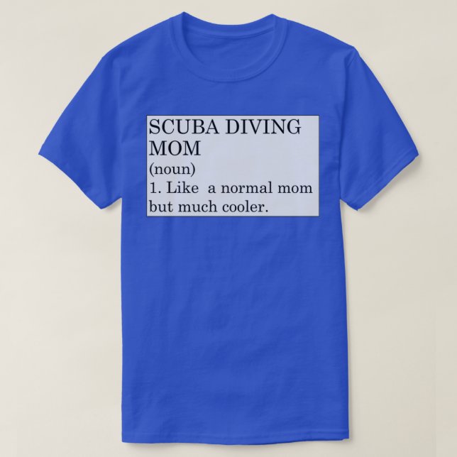 SCUBA DIVING 6 3 T-Shirt (Design vorne)