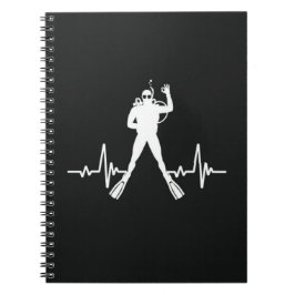 Scuba Diving Accessories Gifts Divers Snorkeling Notizblock