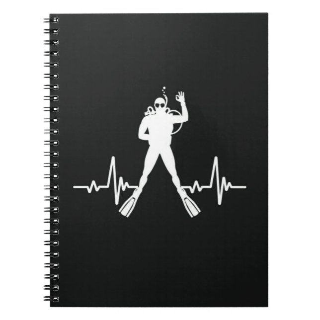 Scuba Diving Accessories Gifts Divers Snorkeling Notizblock (Vorderseite)