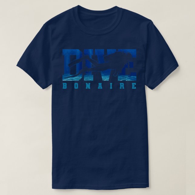 Scuba Diving Bonaire Caribbean Islands Souvenir Di T-Shirt (Design vorne)