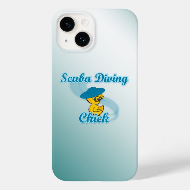 Scuba Diving Chick #3 Case-Mate iPhone 14 Hülle (Rückseite)
