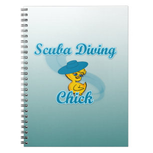 Scuba Diving Chick #3 Notizblock