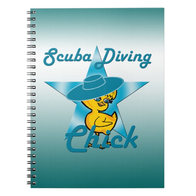 Scuba Diving Chick #7 Notizblock (Vorderseite)