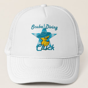 Scuba Diving Chick #7 Truckerkappe