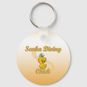 Scuba Diving Chick Schlüsselanhänger