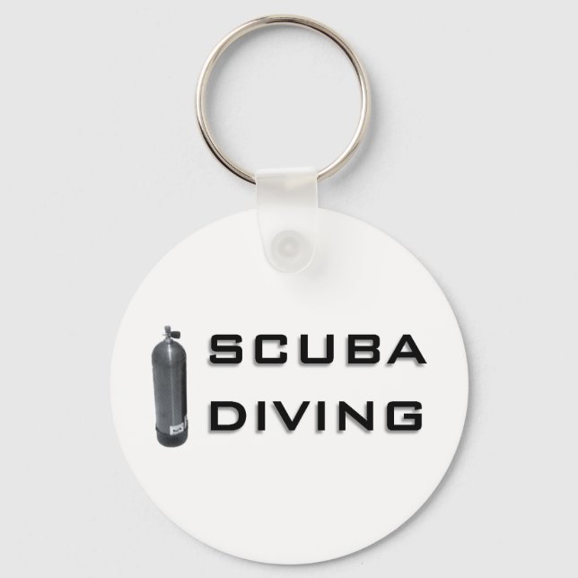 Scuba Diving Design! Schlüsselanhänger (Vorderseite)