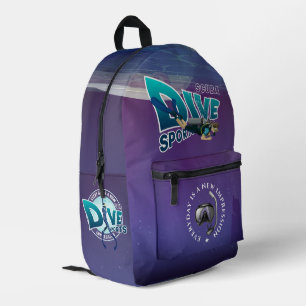 Scuba Diving   Druckknopfbeutel Bedruckter Rucksack