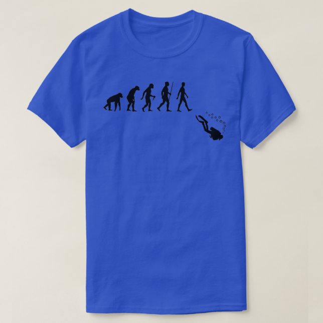 Scuba Diving Evolution 4 T-Shirt (Design vorne)