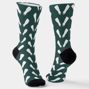 Scuba Diving Fins Aquamarines Weißes Muster Socken
